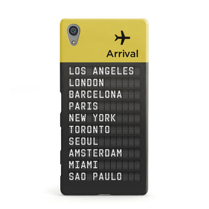 Airport Arrivals Board Sony Xperia Case