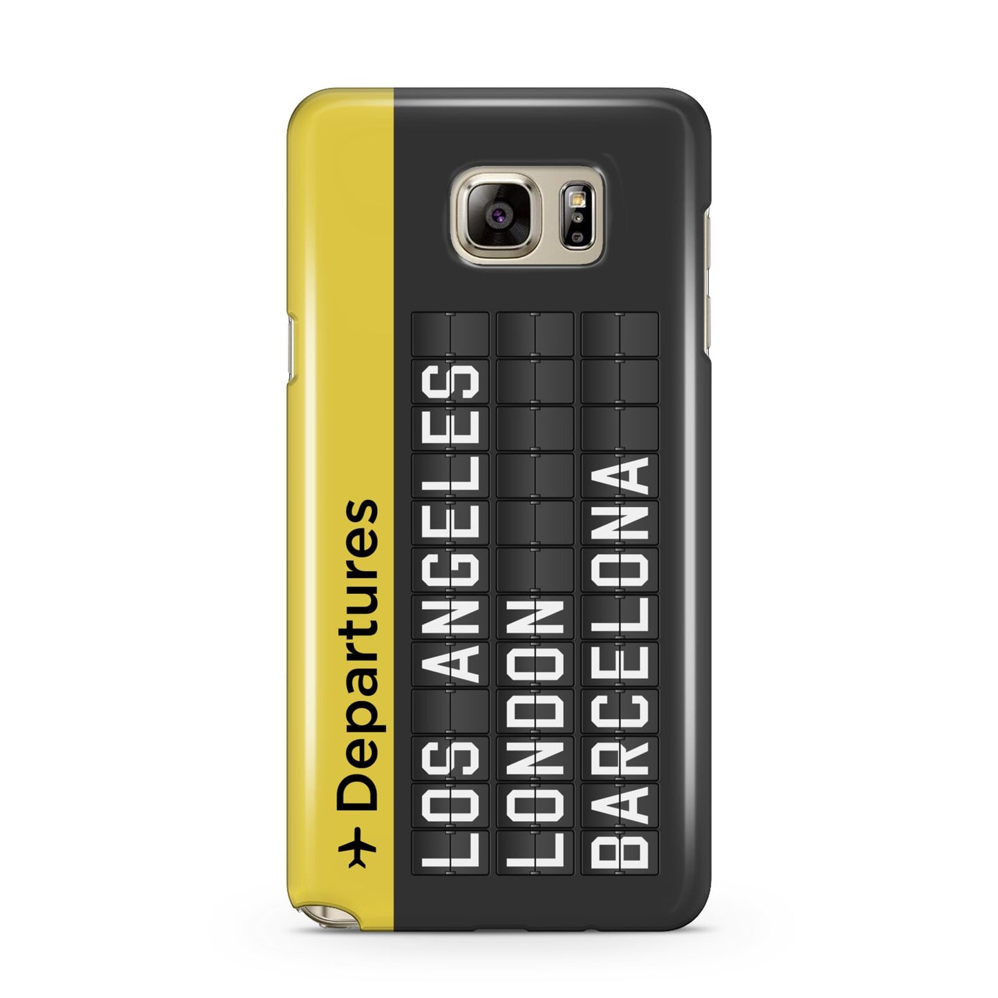 Airport Departures Board Samsung Galaxy Note 5 Case