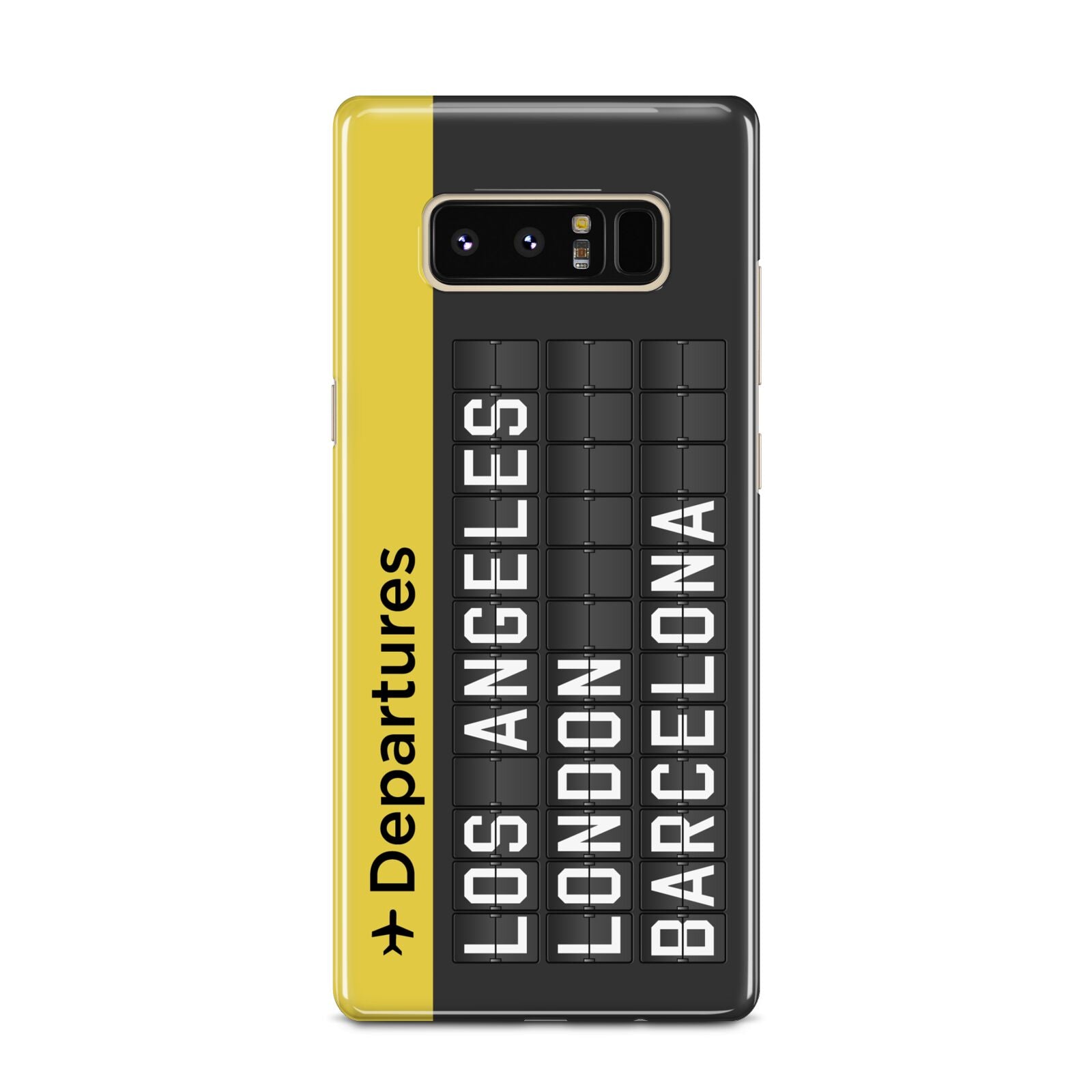 Airport Departures Board Samsung Galaxy Note 8 Case