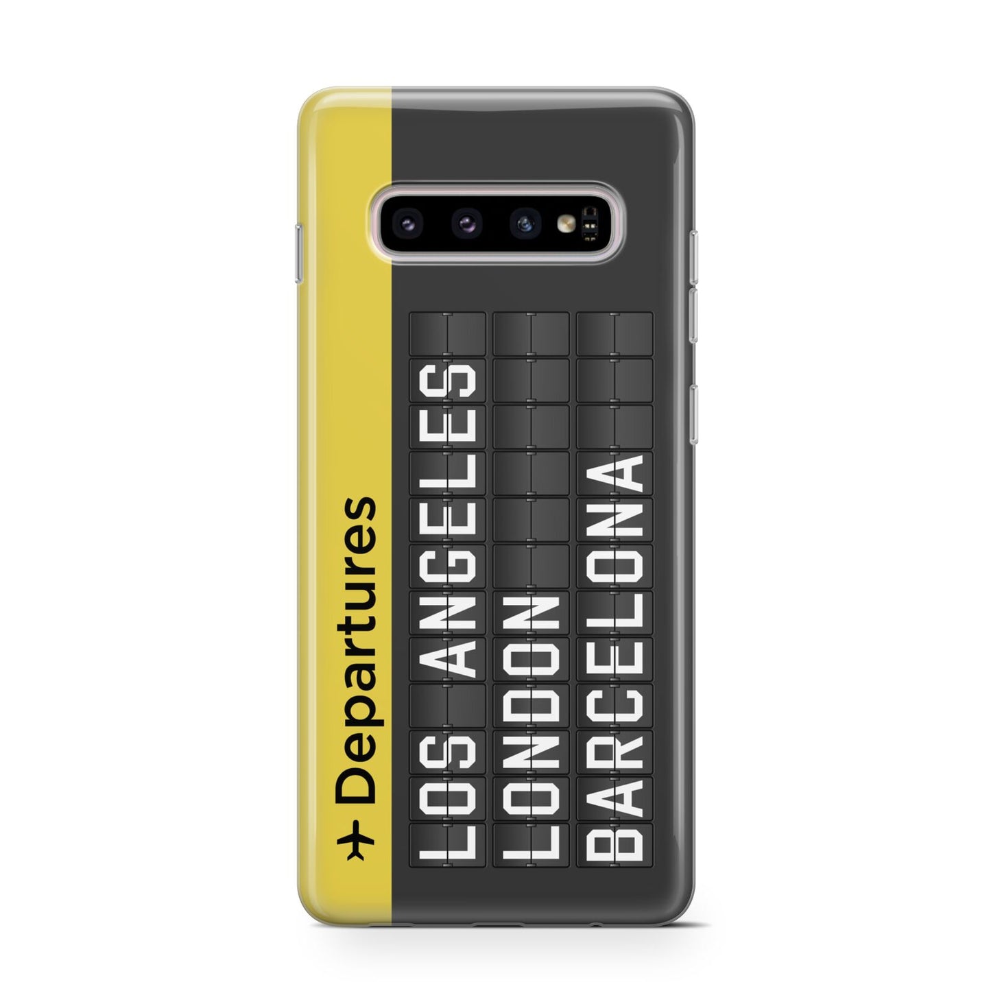 Airport Departures Board Samsung Galaxy S10 Case