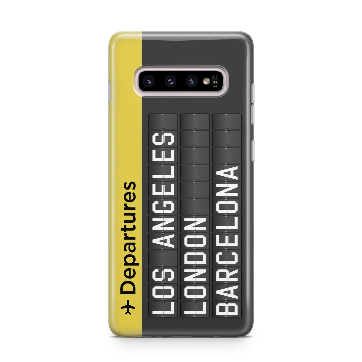 Airport Departures Board Samsung Galaxy S10 Plus Case