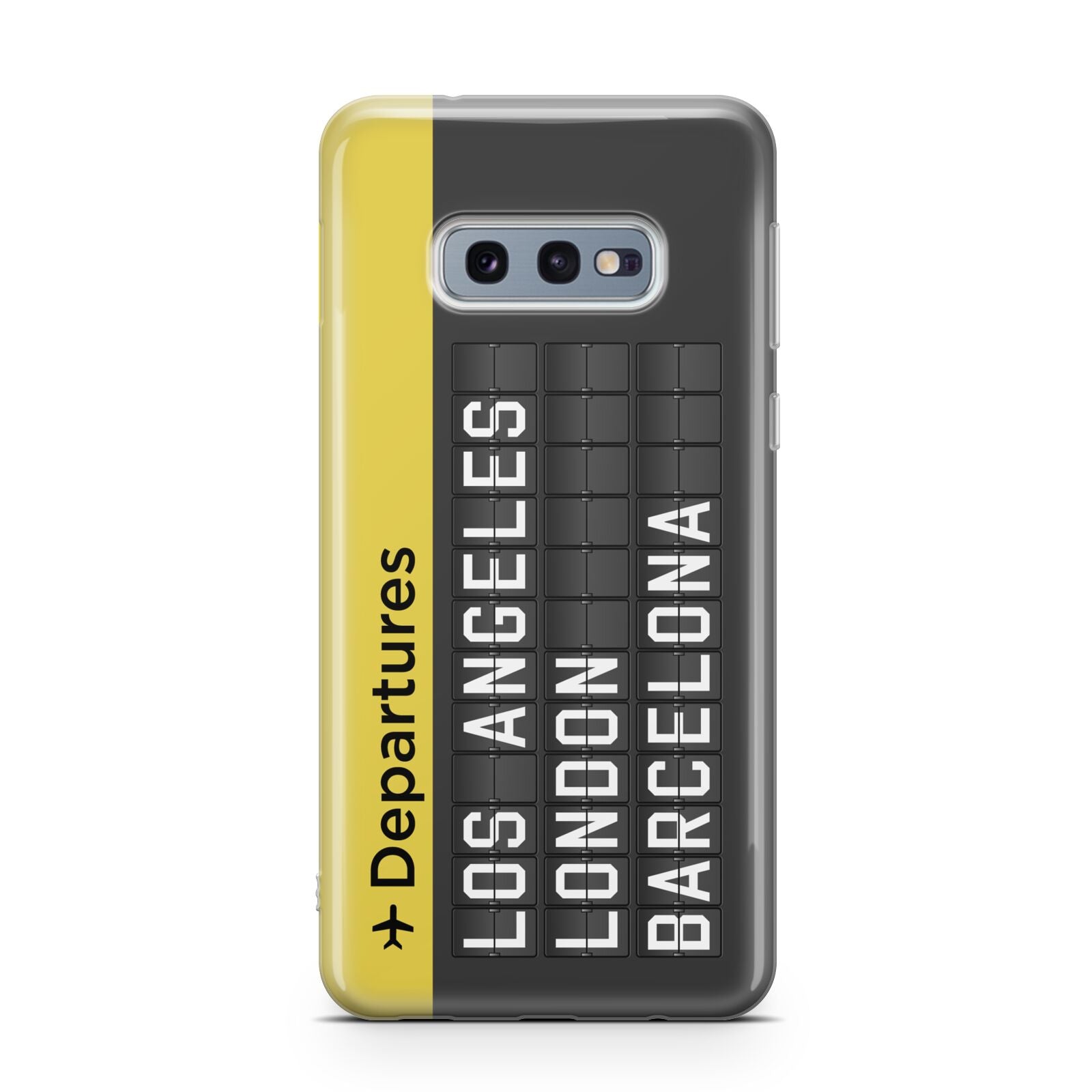 Airport Departures Board Samsung Galaxy S10E Case