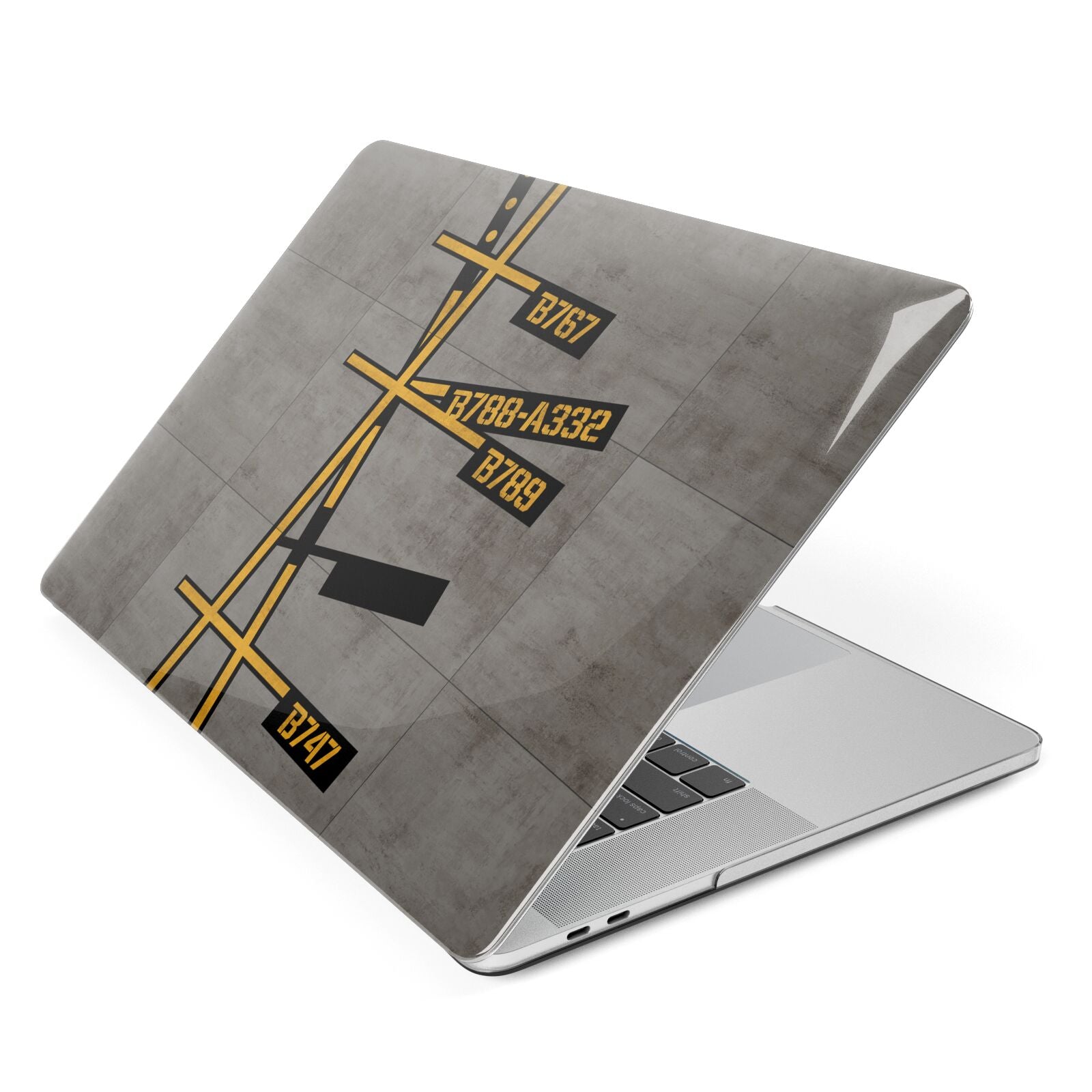 Airport Parking Markings Apple MacBook Case Side View