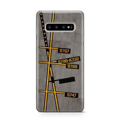 Airport Parking Markings Samsung Galaxy S10 Case