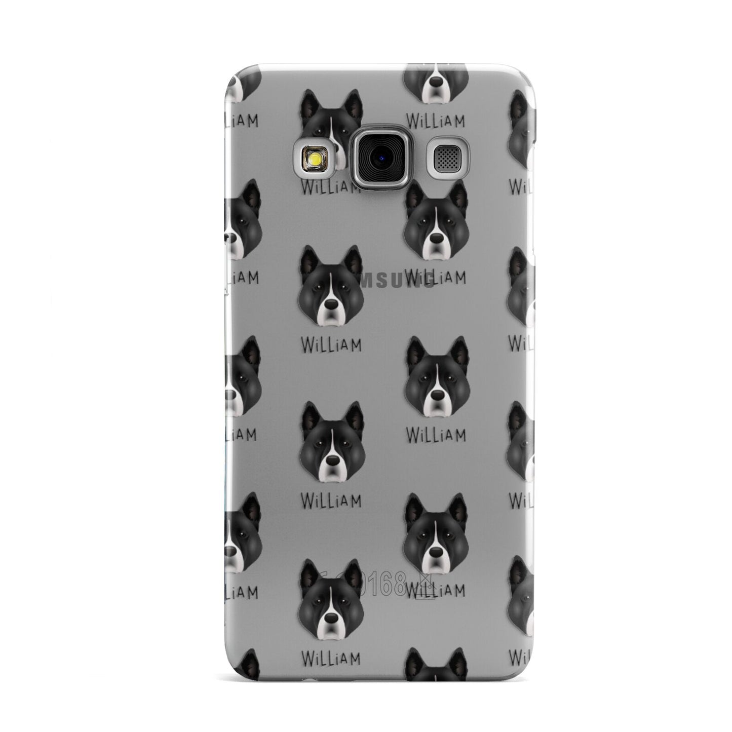 Akita Icon with Name Samsung Galaxy A3 Case