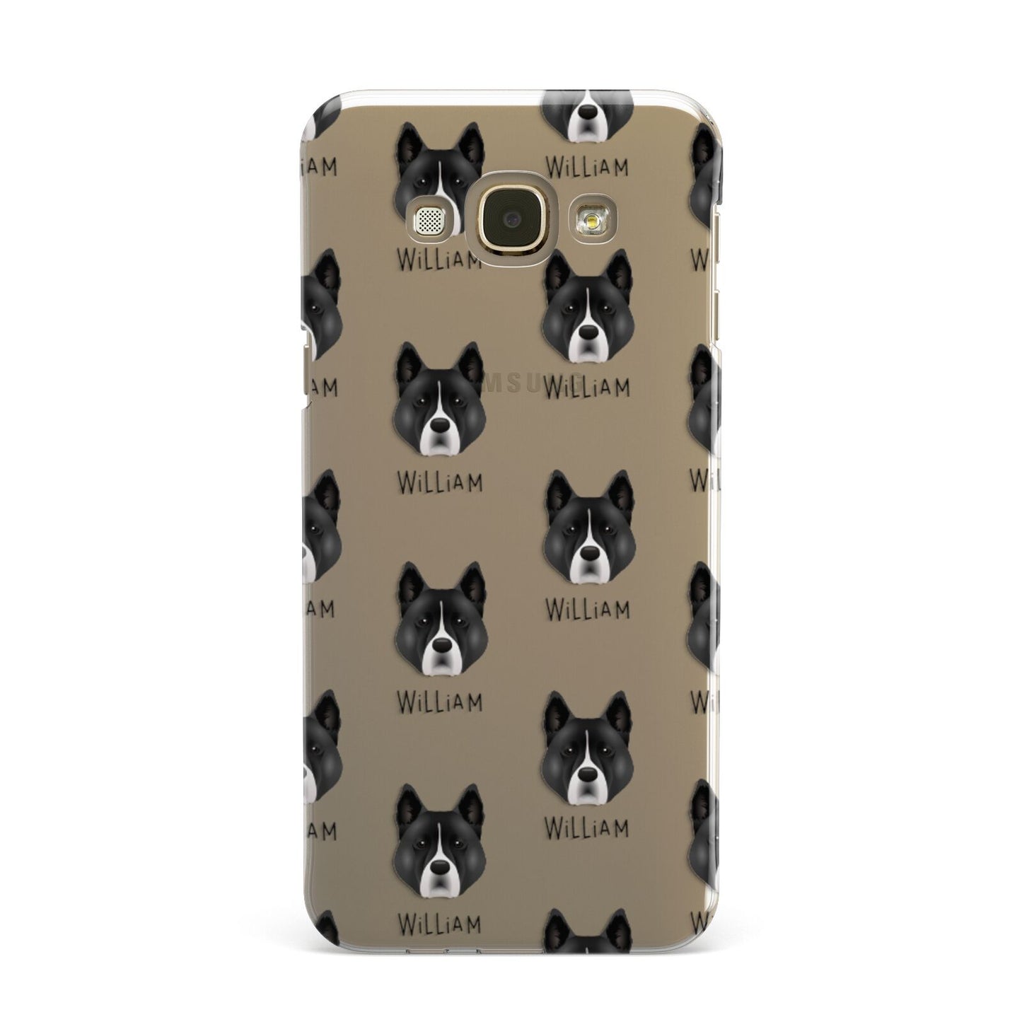 Akita Icon with Name Samsung Galaxy A8 Case