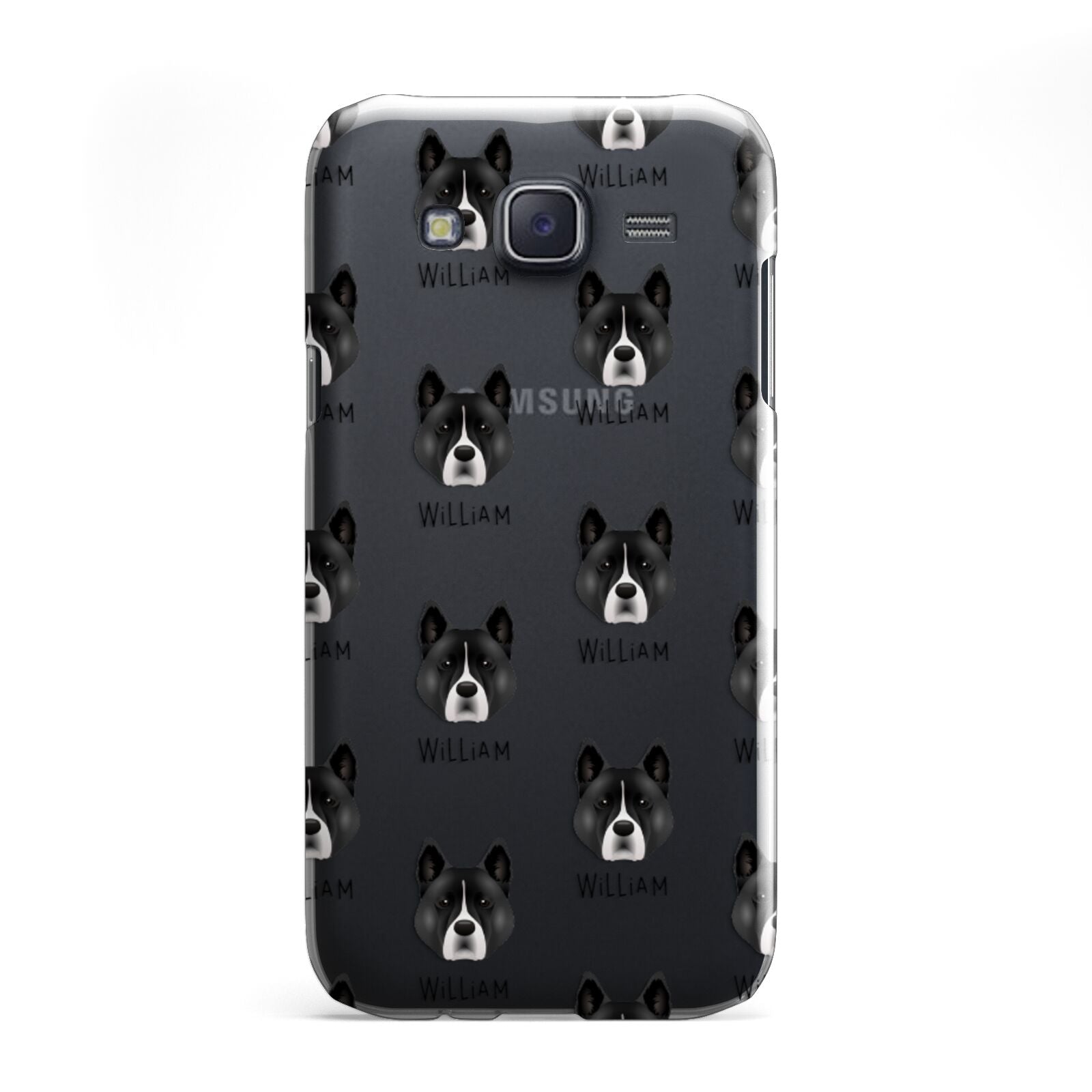 Akita Icon with Name Samsung Galaxy J5 Case