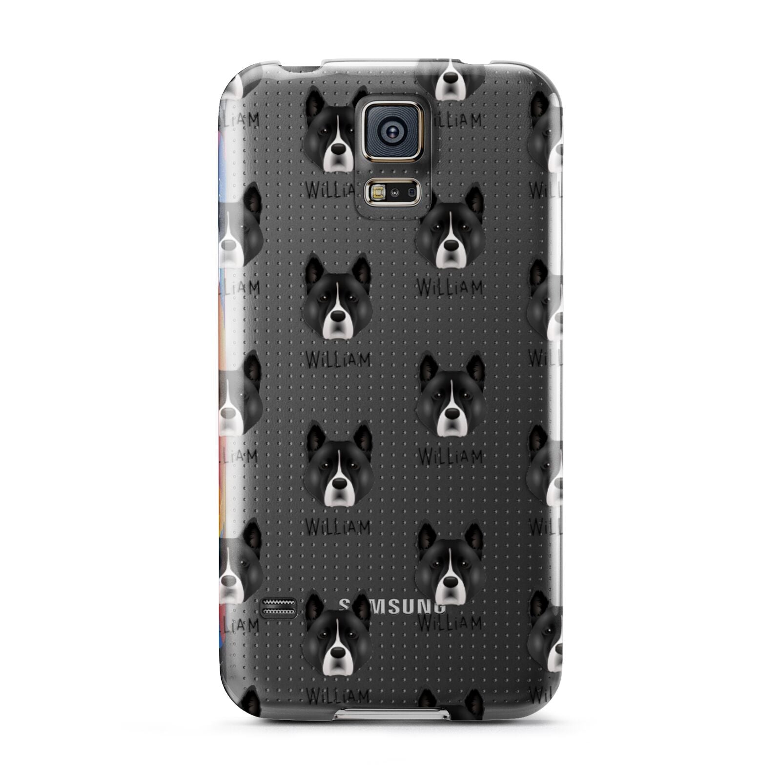 Akita Icon with Name Samsung Galaxy S5 Case