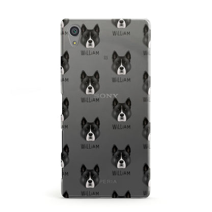 Akita Icon with Name Sony Xperia Case