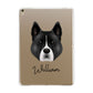 Akita Personalised Apple iPad Gold Case