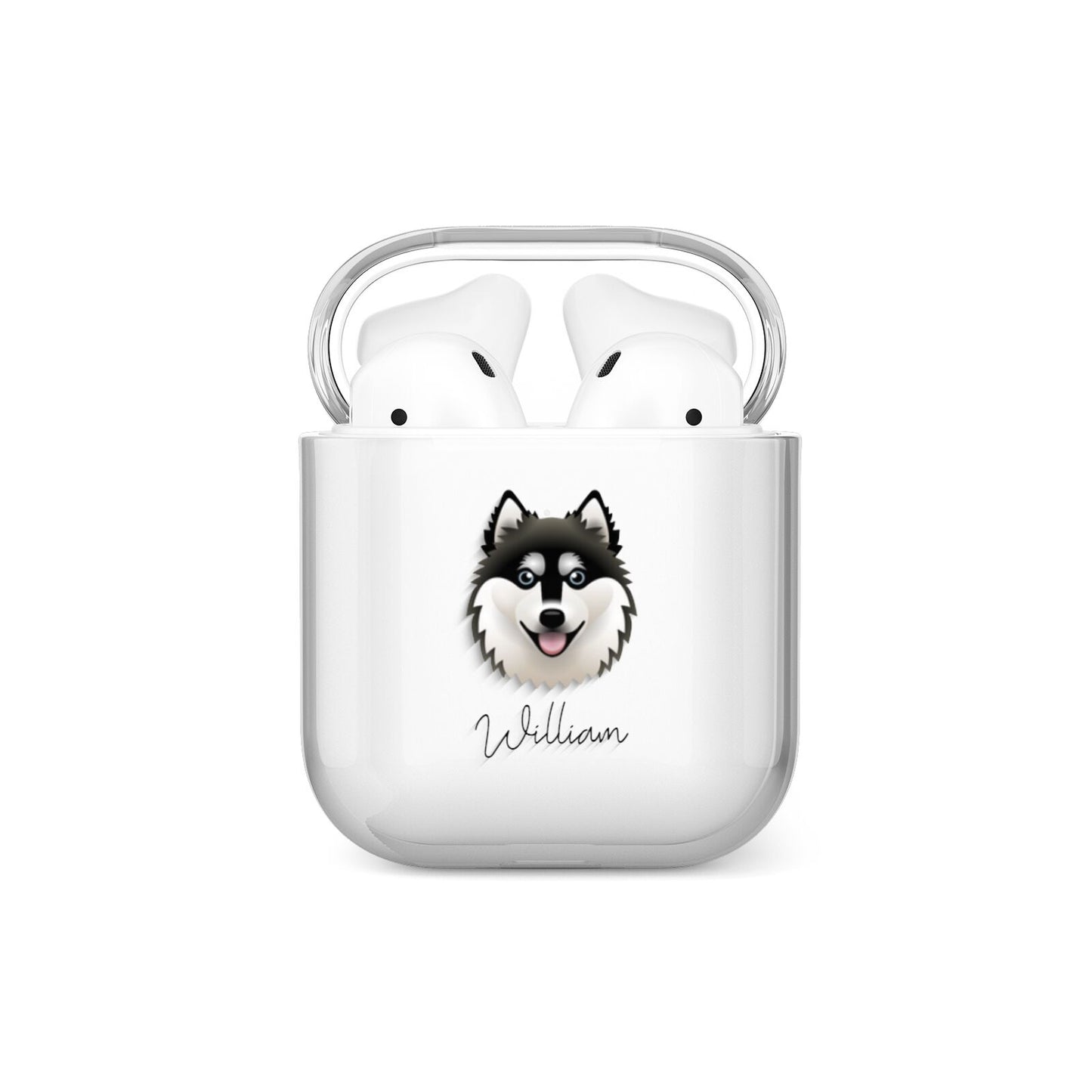 Alaskan Klee Kai Personalised AirPods Case