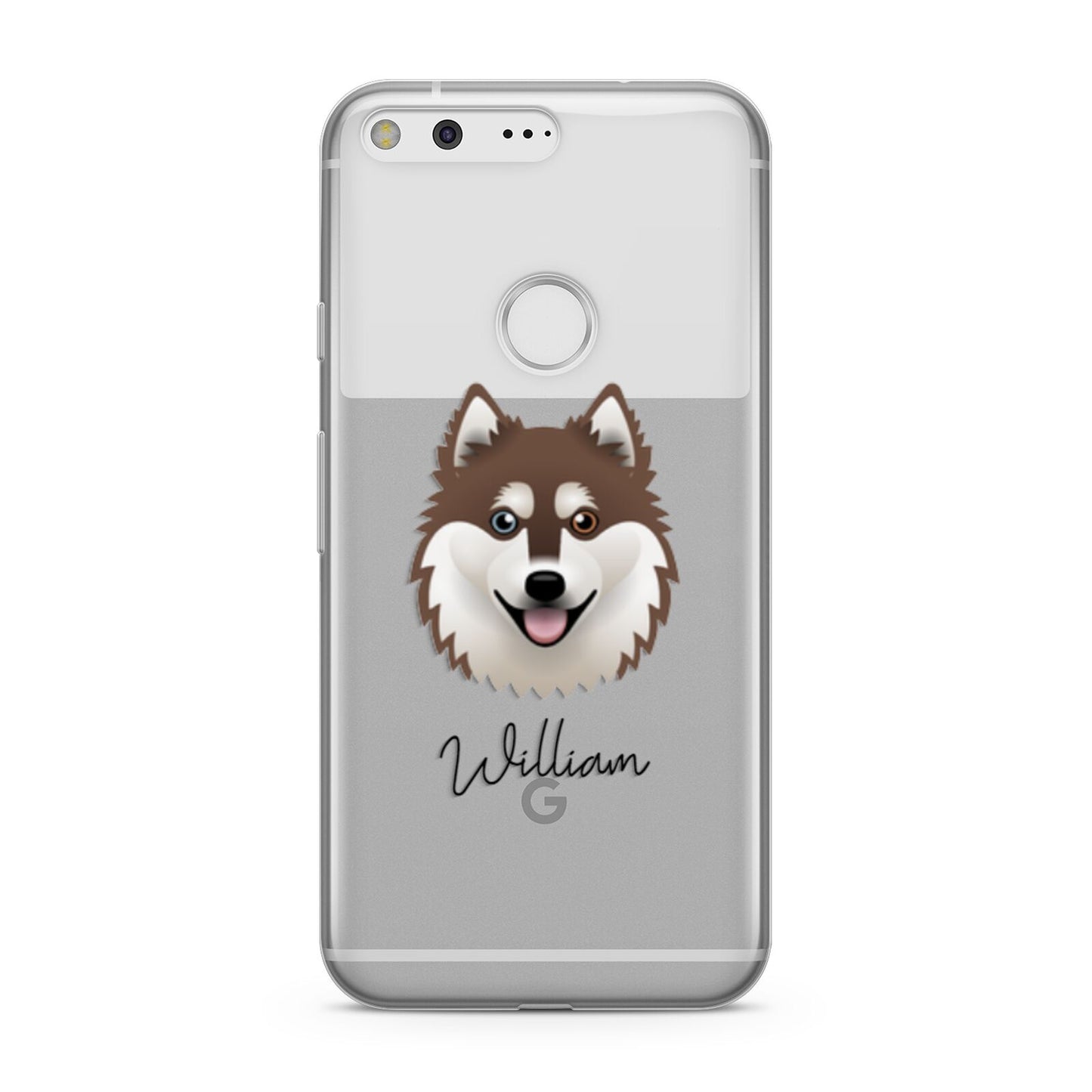 Alaskan Klee Kai Personalised Google Pixel Case