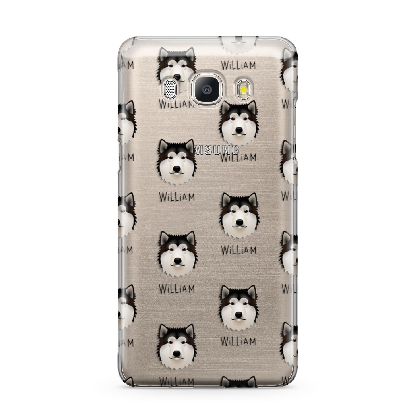 Alaskan Malamute Icon with Name Samsung Galaxy J5 2016 Case