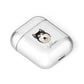 Alaskan Malamute Personalised AirPods Case Laid Flat