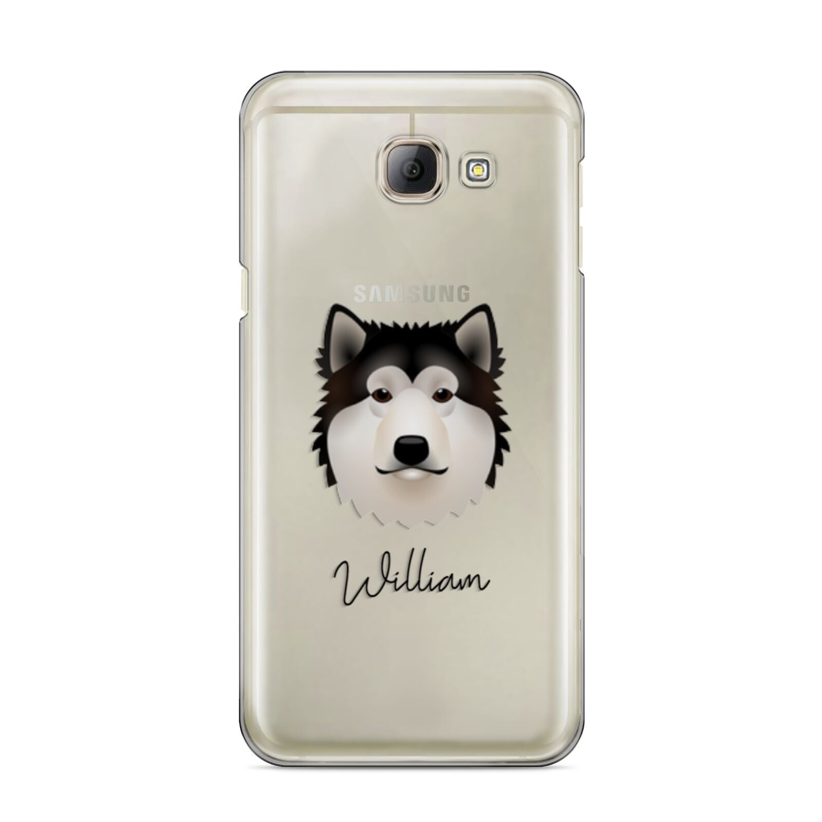 Alaskan Malamute Personalised Samsung Galaxy A8 2016 Case