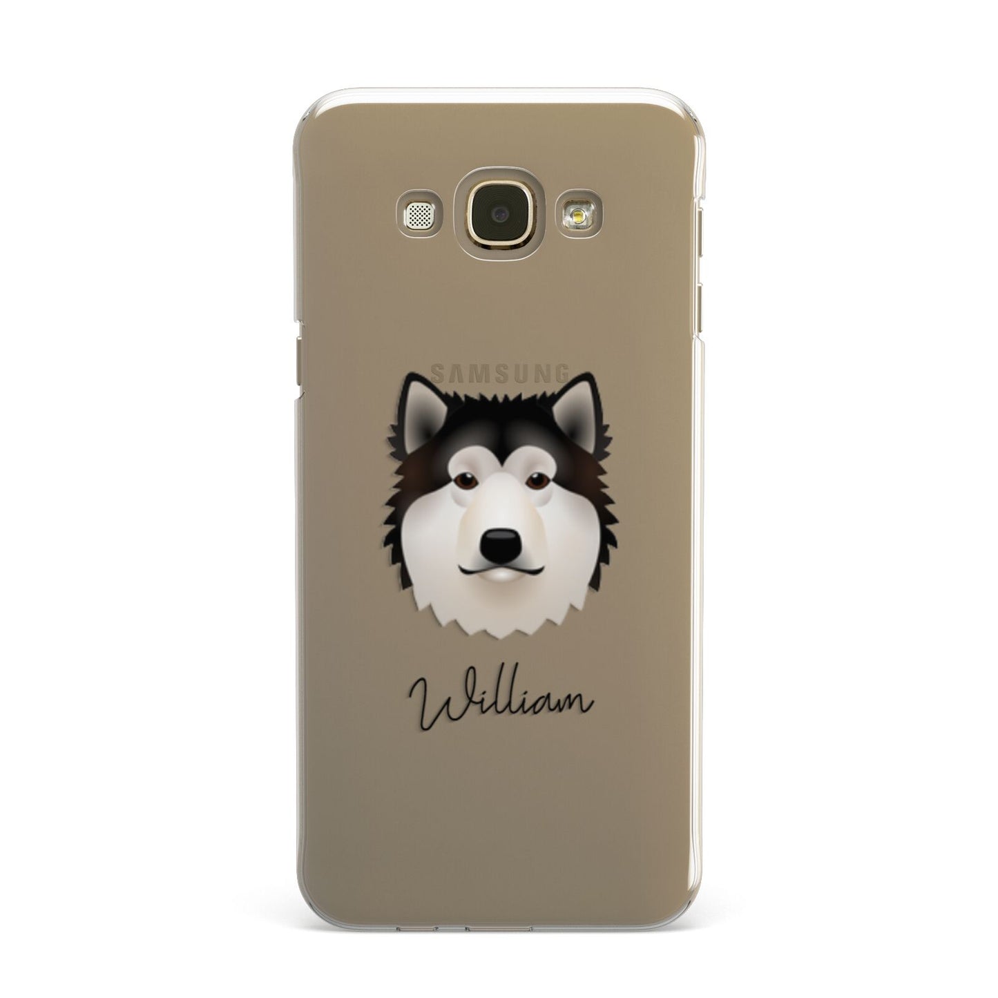 Alaskan Malamute Personalised Samsung Galaxy A8 Case