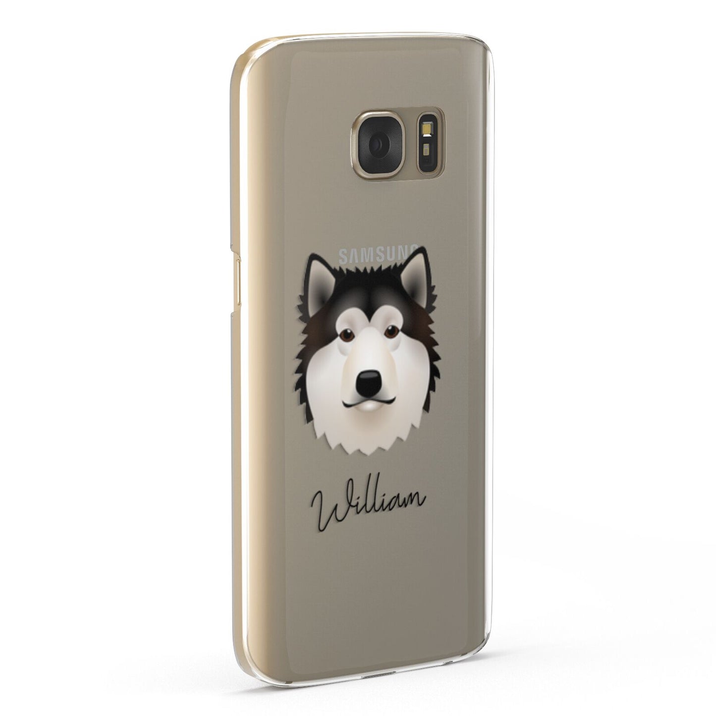 Alaskan Malamute Personalised Samsung Galaxy Case Fourty Five Degrees