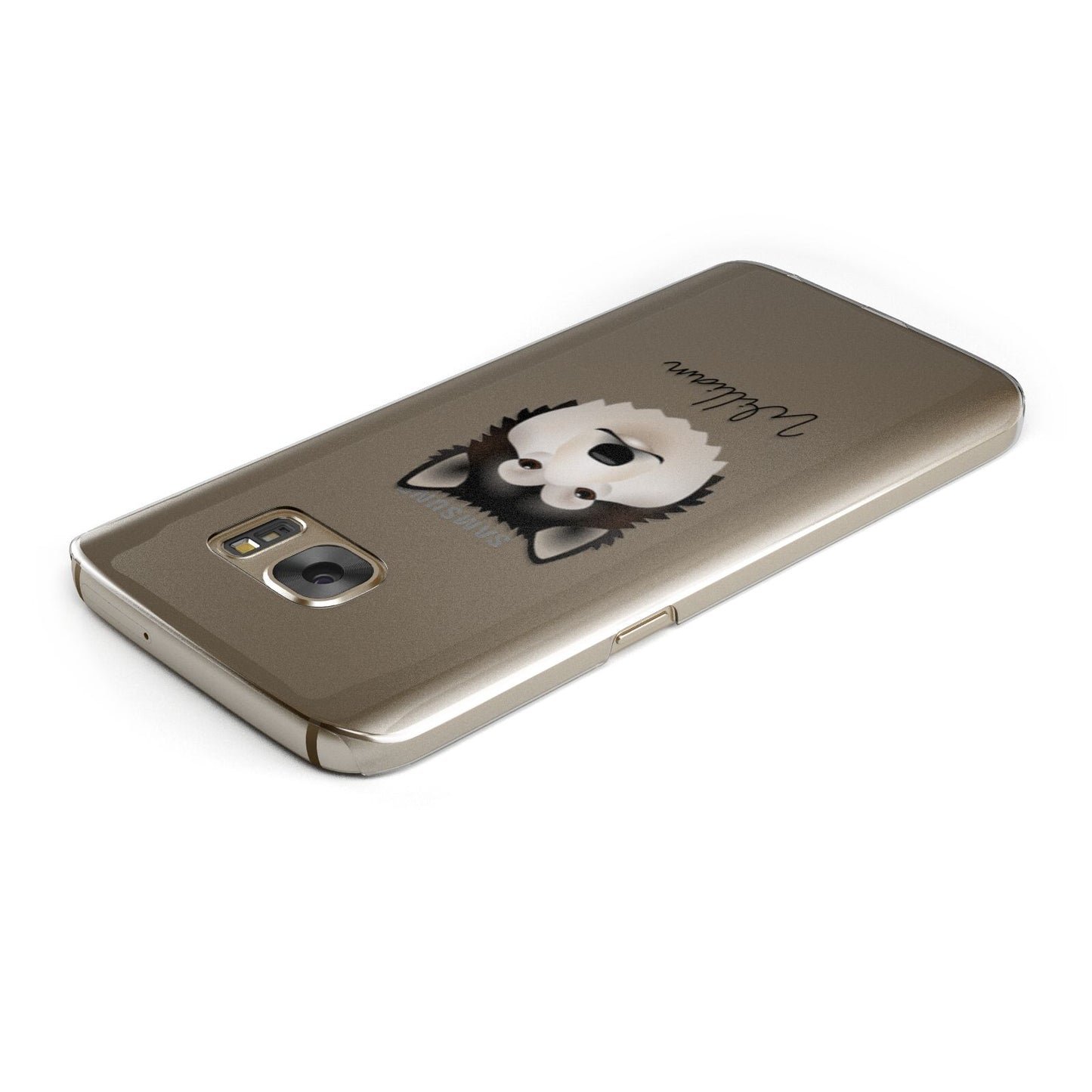 Alaskan Malamute Personalised Samsung Galaxy Case Top Cutout
