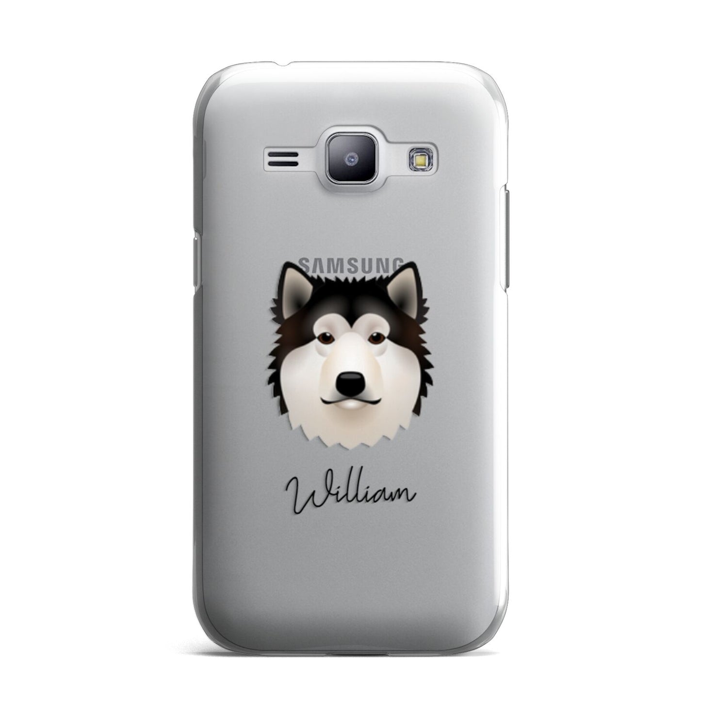 Alaskan Malamute Personalised Samsung Galaxy J1 2015 Case