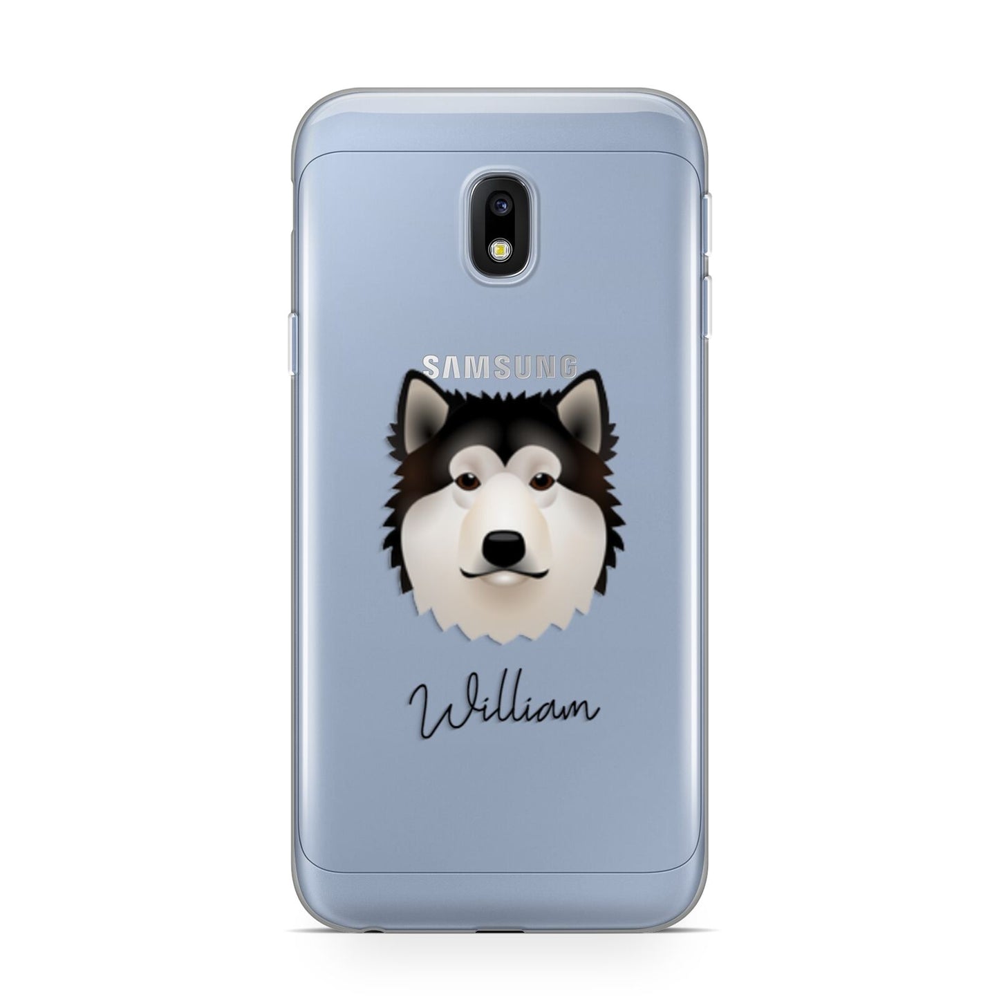 Alaskan Malamute Personalised Samsung Galaxy J3 2017 Case