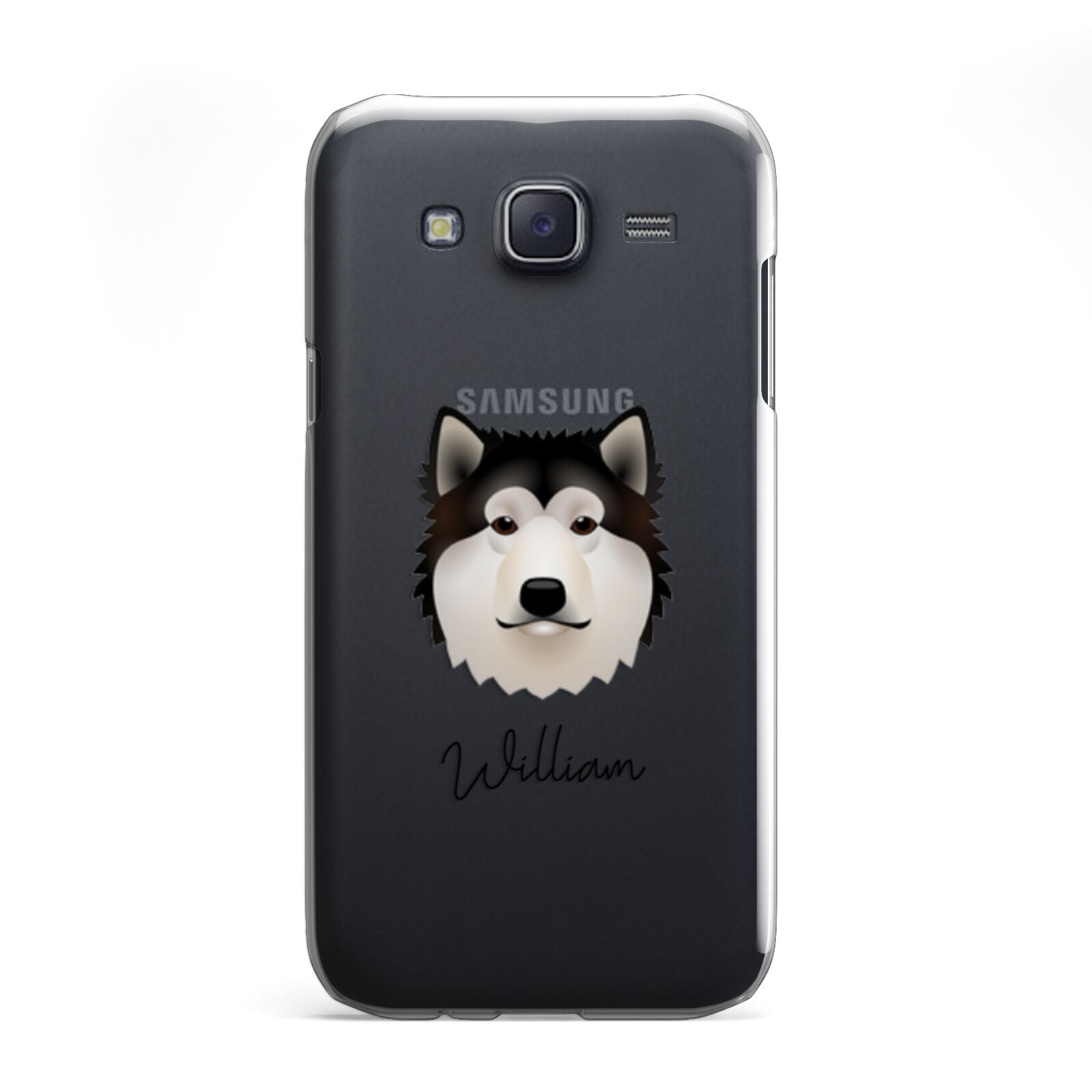 Alaskan Malamute Personalised Samsung Galaxy J5 Case