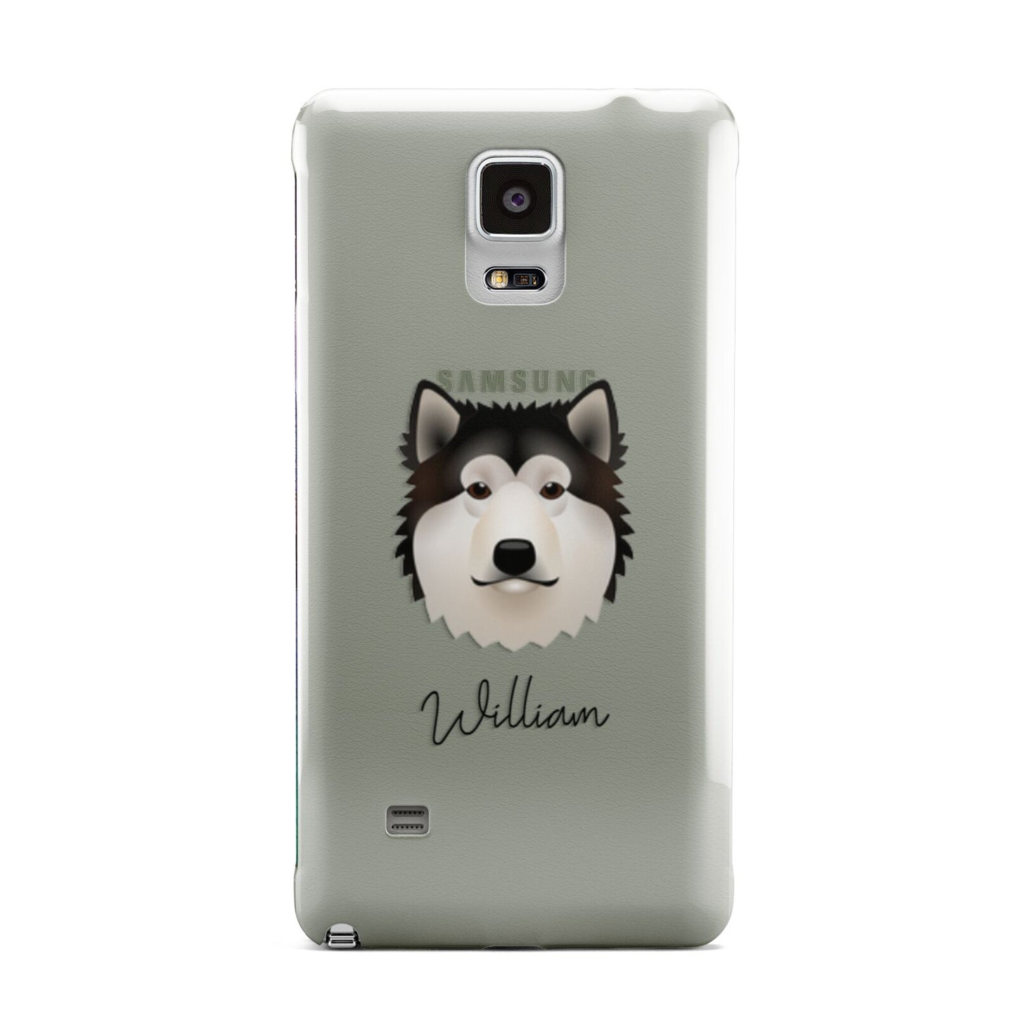 Alaskan Malamute Personalised Samsung Galaxy Note 4 Case