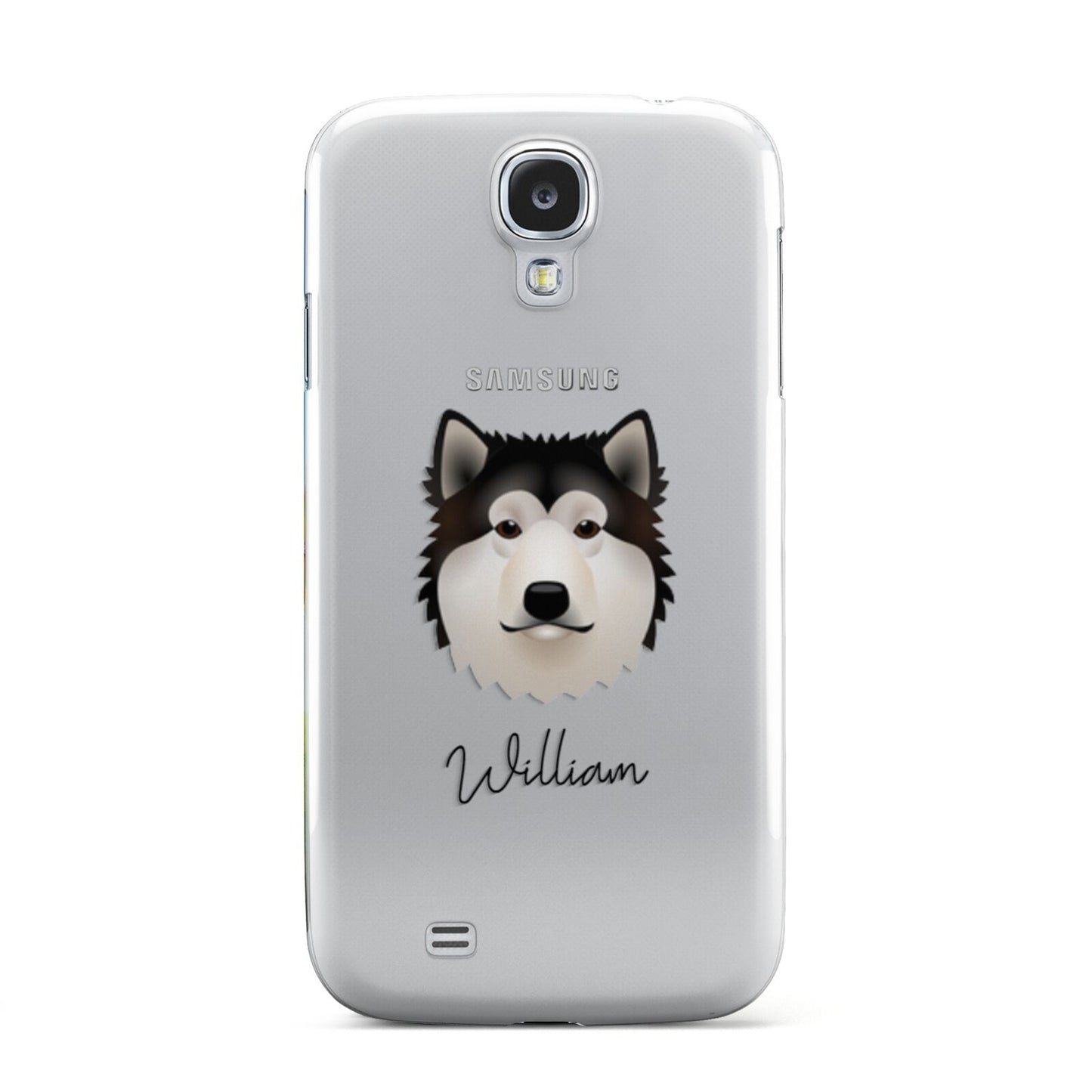 Alaskan Malamute Personalised Samsung Galaxy S4 Case