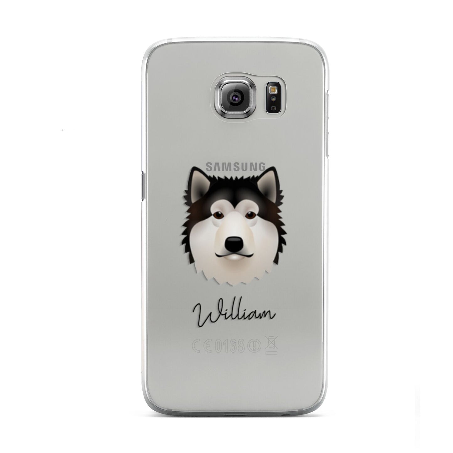 Alaskan Malamute Personalised Samsung Galaxy S6 Case