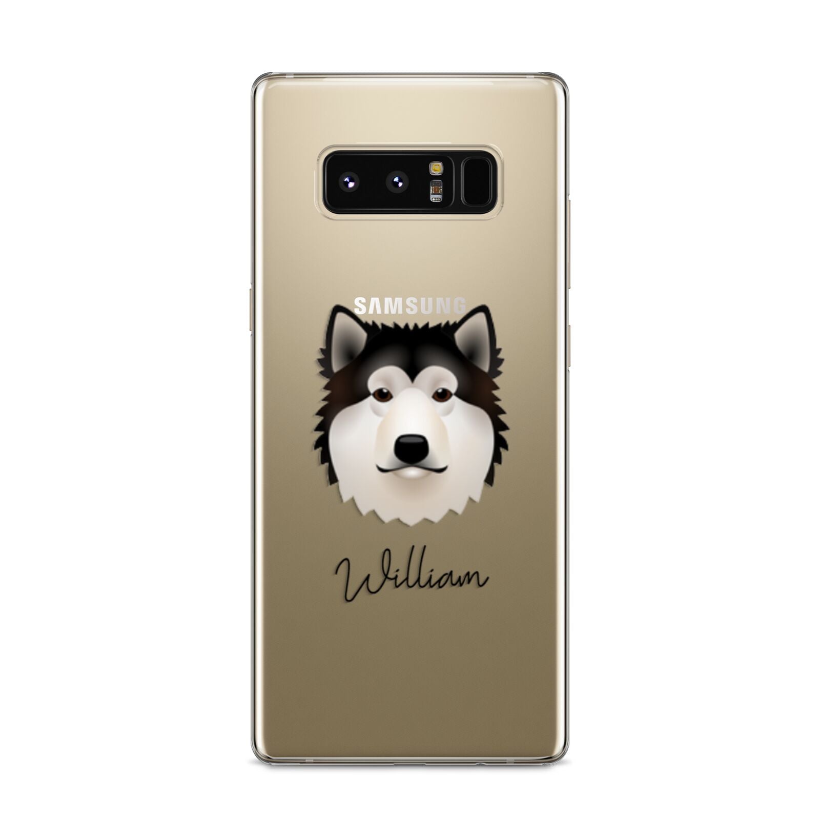 Alaskan Malamute Personalised Samsung Galaxy S8 Case