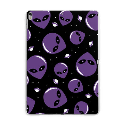 Alien Faces Apple iPad Silver Case