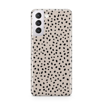 Almond Polka Dot Samsung S21 Case