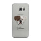 American Bulldog Personalised Samsung Galaxy S6 Edge Case