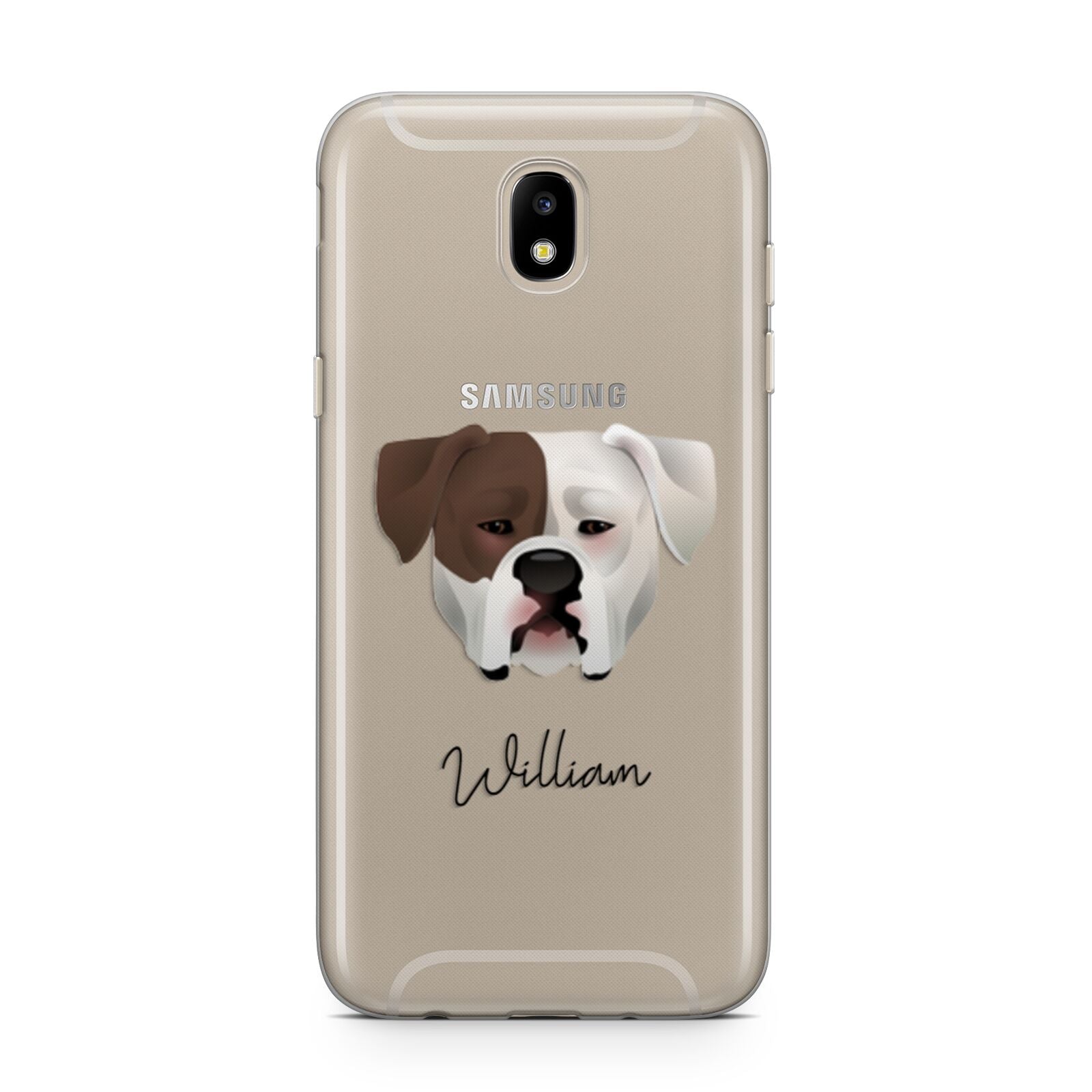 American Bulldog Personalised Samsung J5 2017 Case