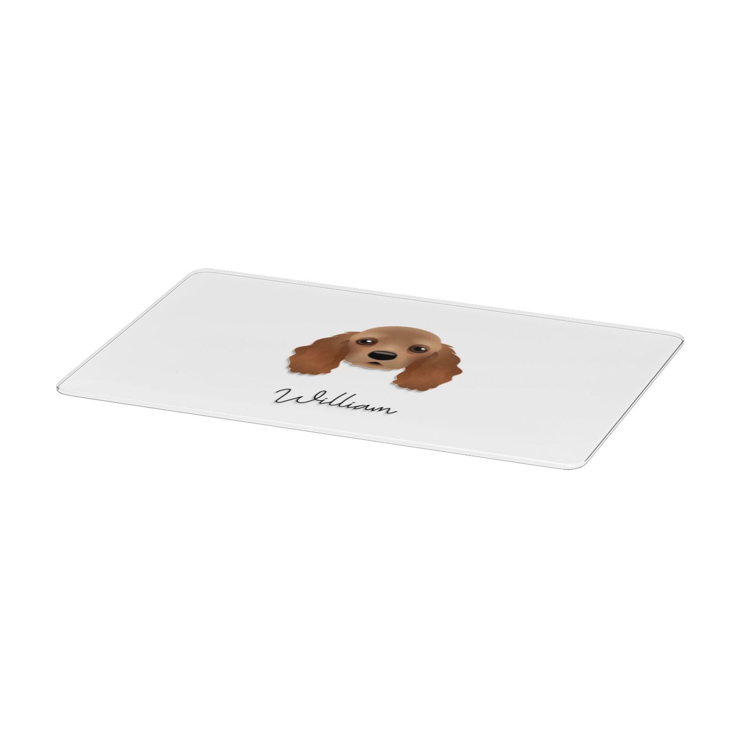 American Cocker Spaniel Personalised Apple MacBook Case Only