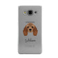 American Cocker Spaniel Personalised Samsung Galaxy A3 Case