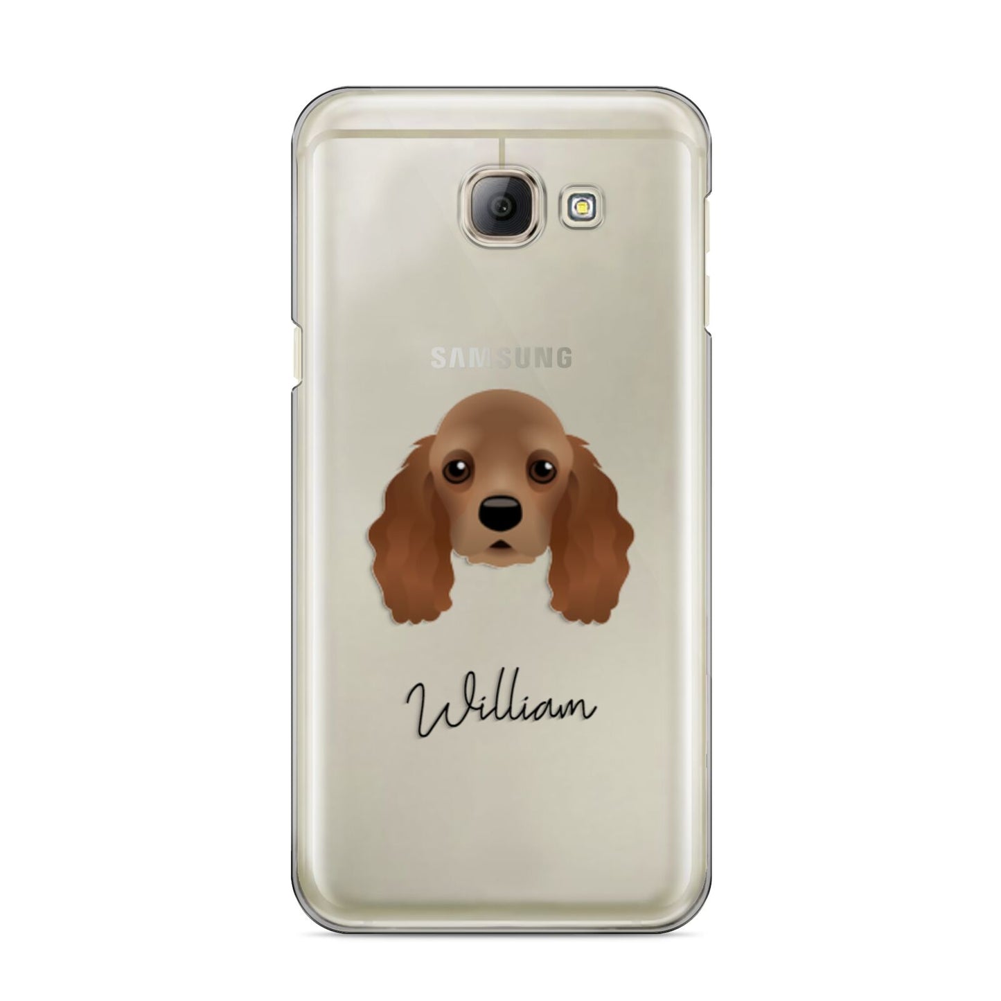 American Cocker Spaniel Personalised Samsung Galaxy A8 2016 Case