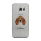 American Cocker Spaniel Personalised Samsung Galaxy S6 Edge Case