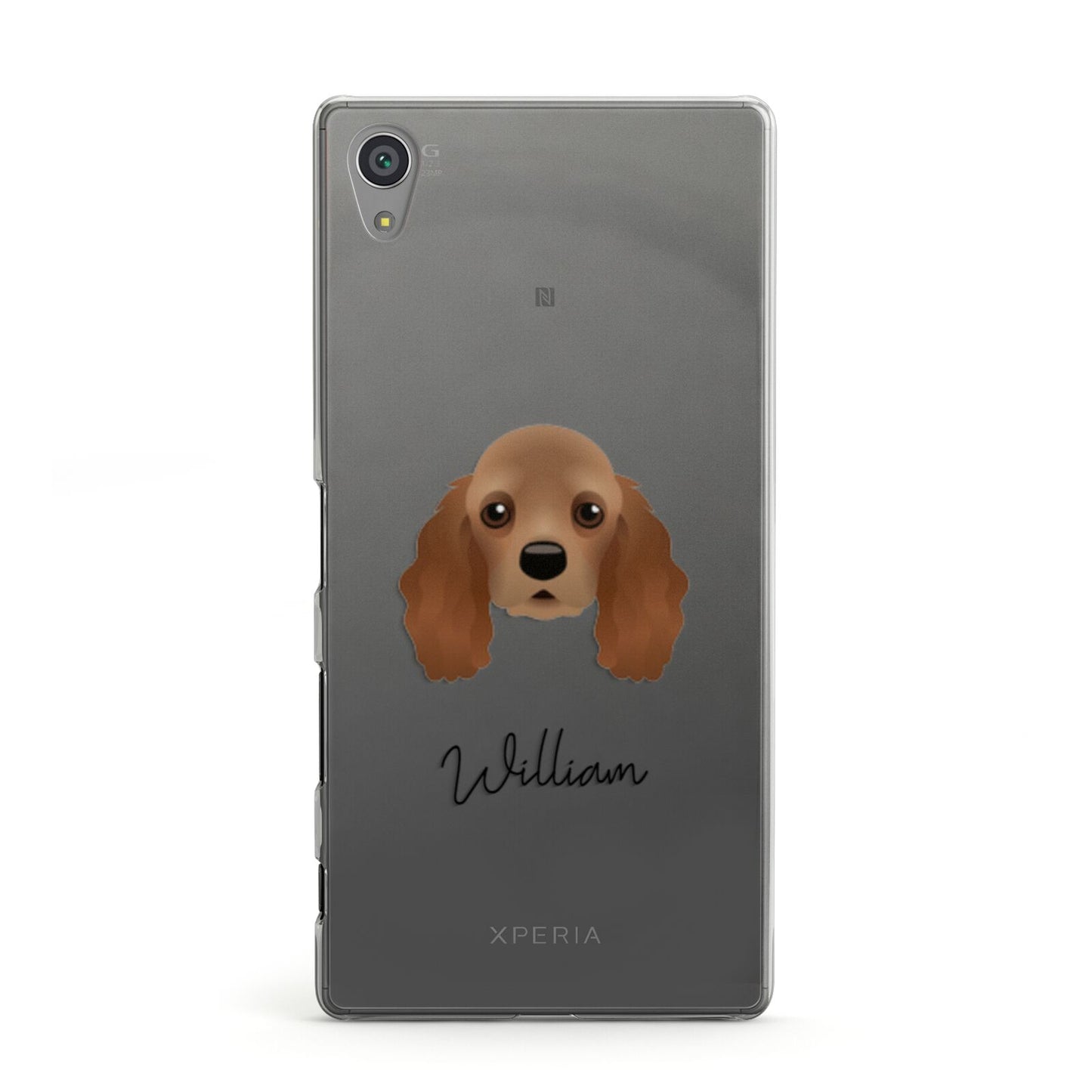 American Cocker Spaniel Personalised Sony Xperia Case