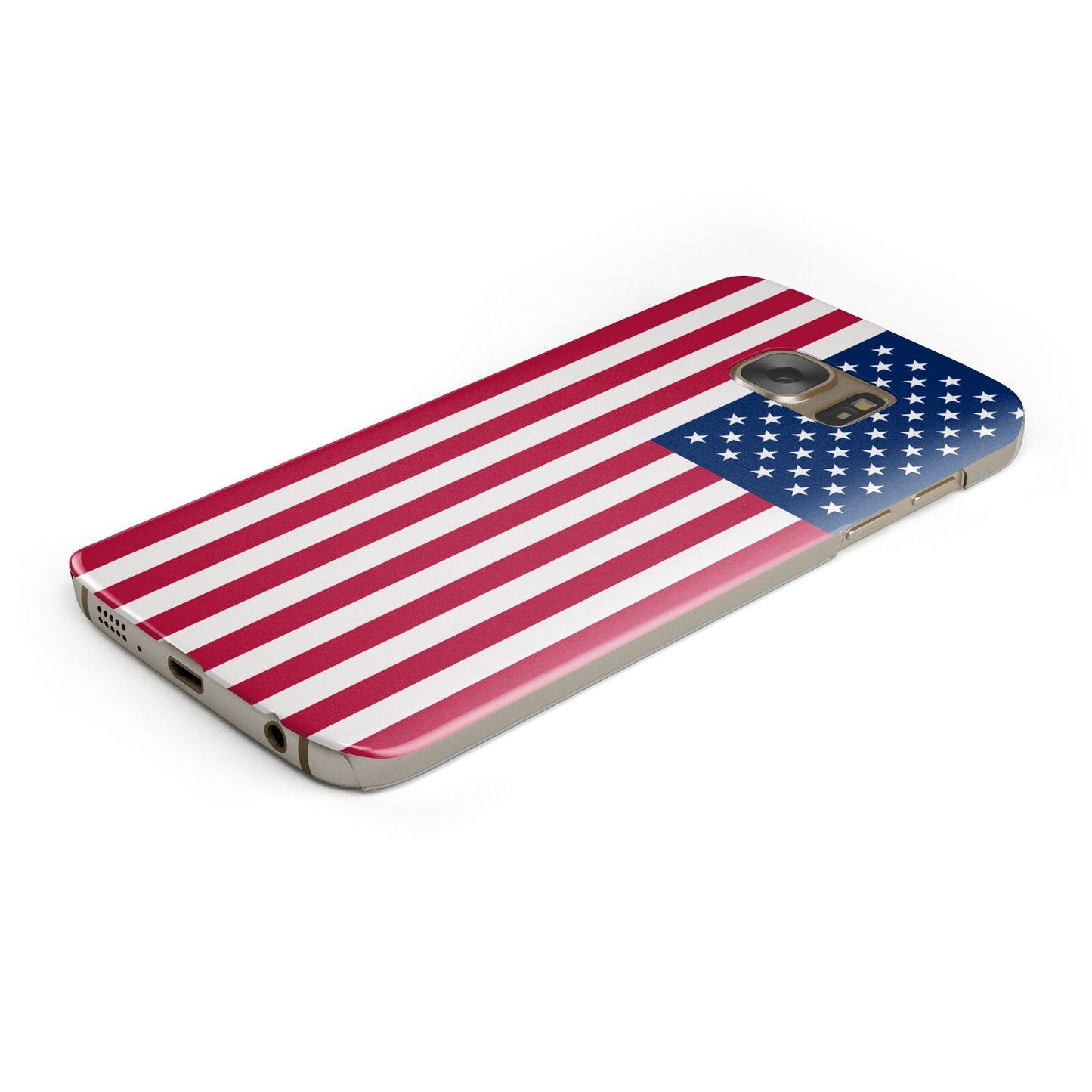 American Flag Samsung Galaxy Case Bottom Cutout