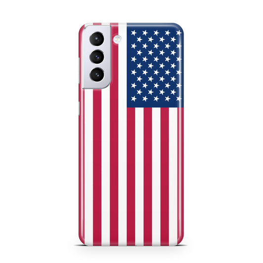 American Flag Samsung S21 Plus Phone Case