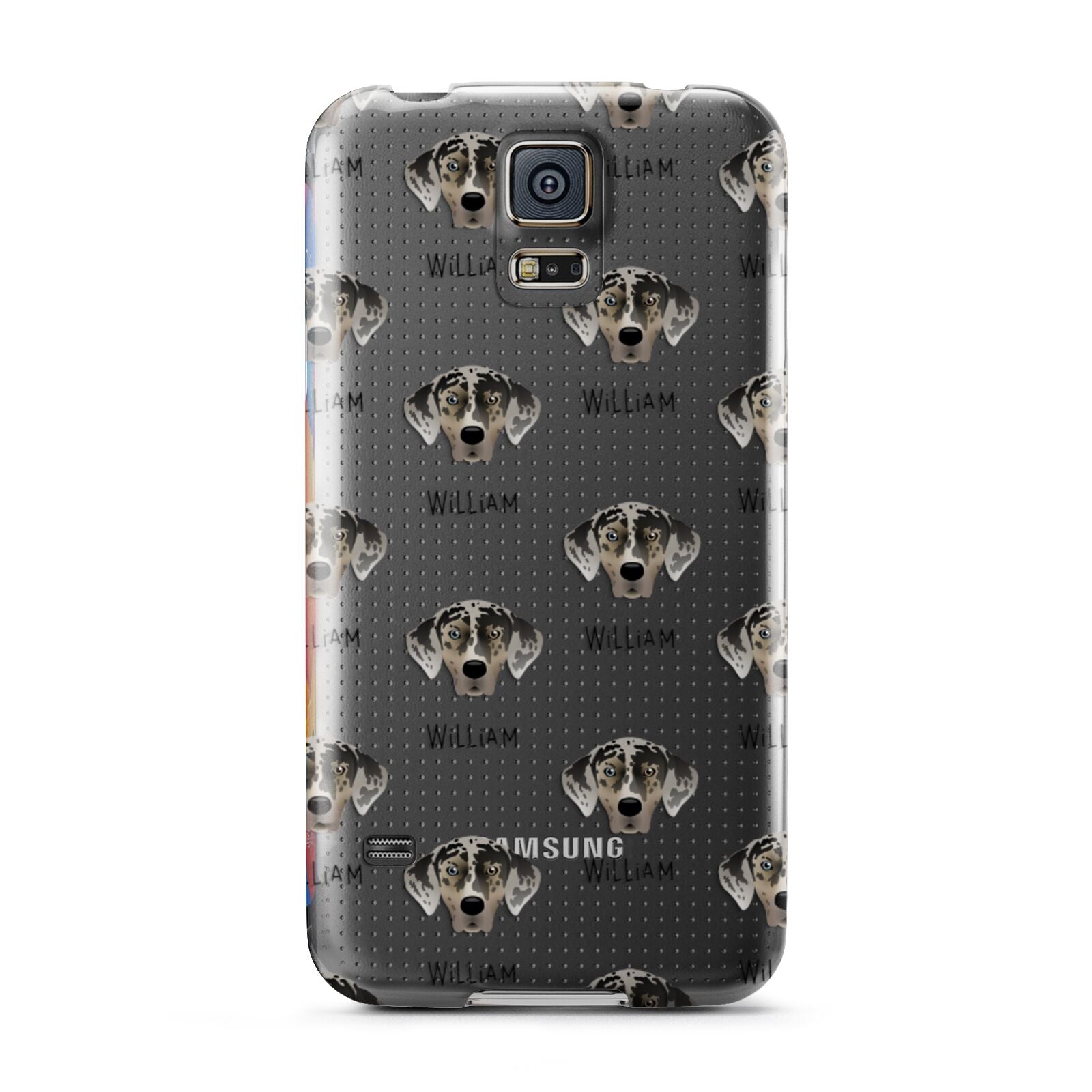 American Leopard Hound Icon with Name Samsung Galaxy S5 Case