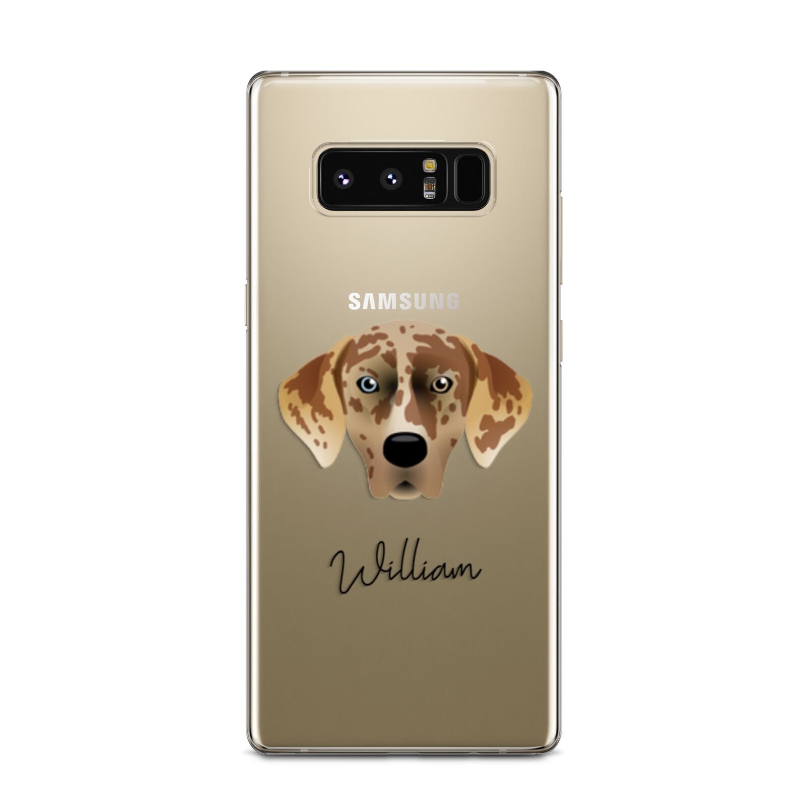 American Leopard Hound Personalised Samsung Galaxy Note 8 Case