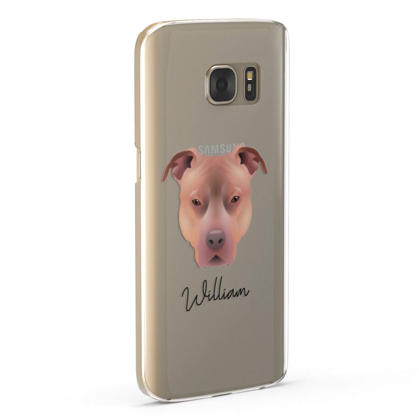 American Pit Bull Terrier Personalised Samsung Galaxy Case Fourty Five Degrees