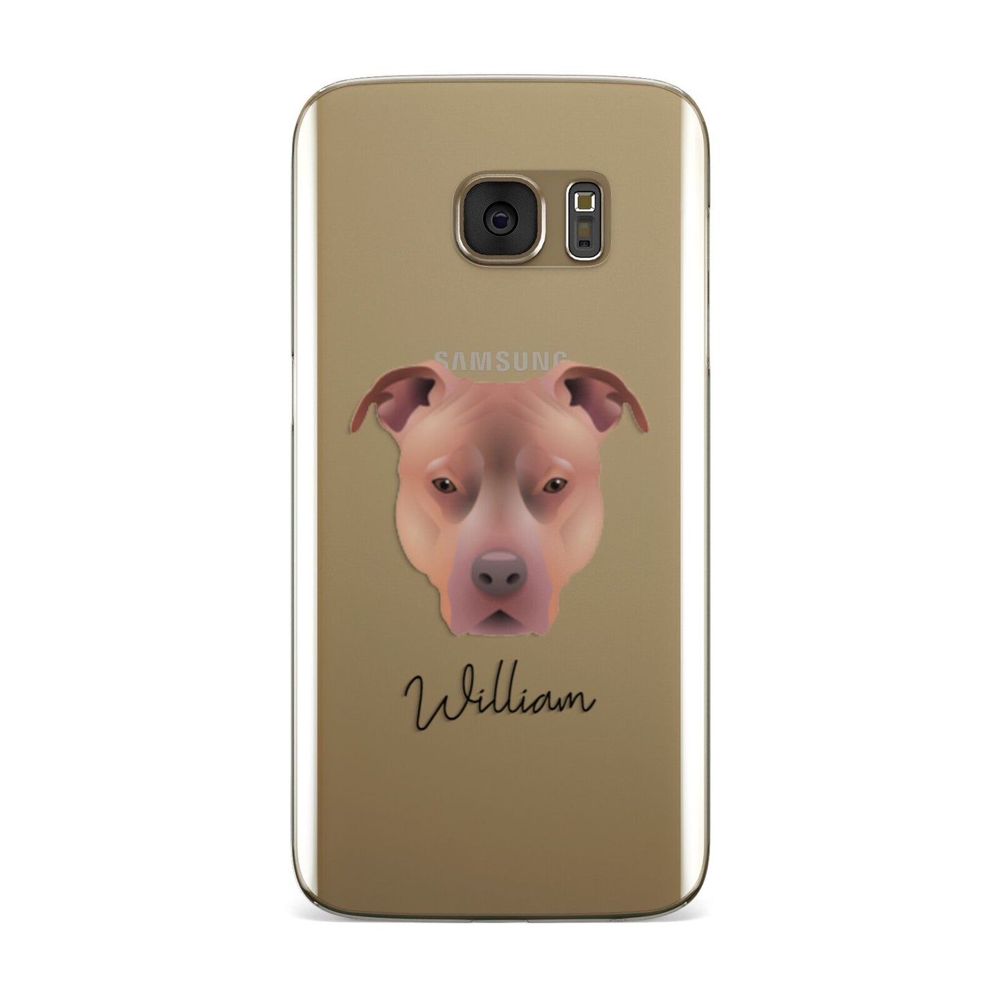 American Pit Bull Terrier Personalised Samsung Galaxy Case