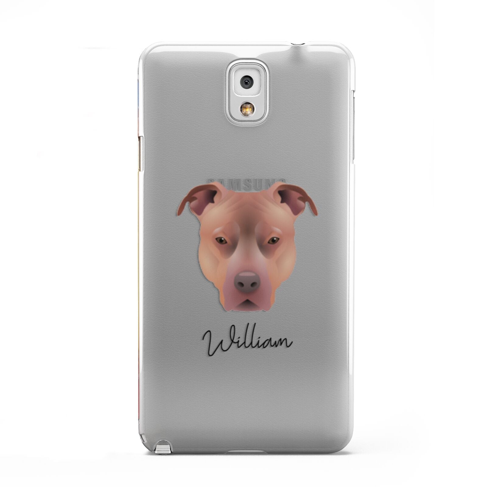 American Pit Bull Terrier Personalised Samsung Galaxy Note 3 Case