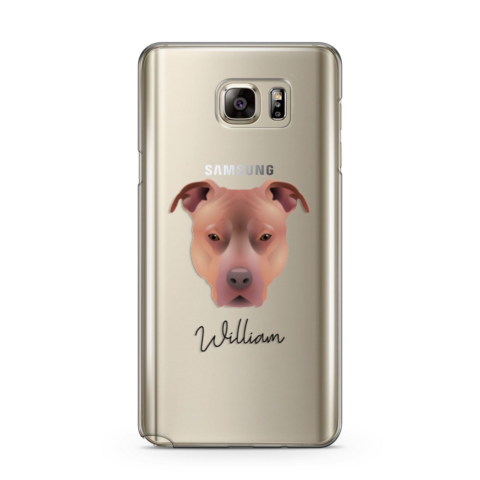 American Pit Bull Terrier Personalised Samsung Galaxy Note 5 Case