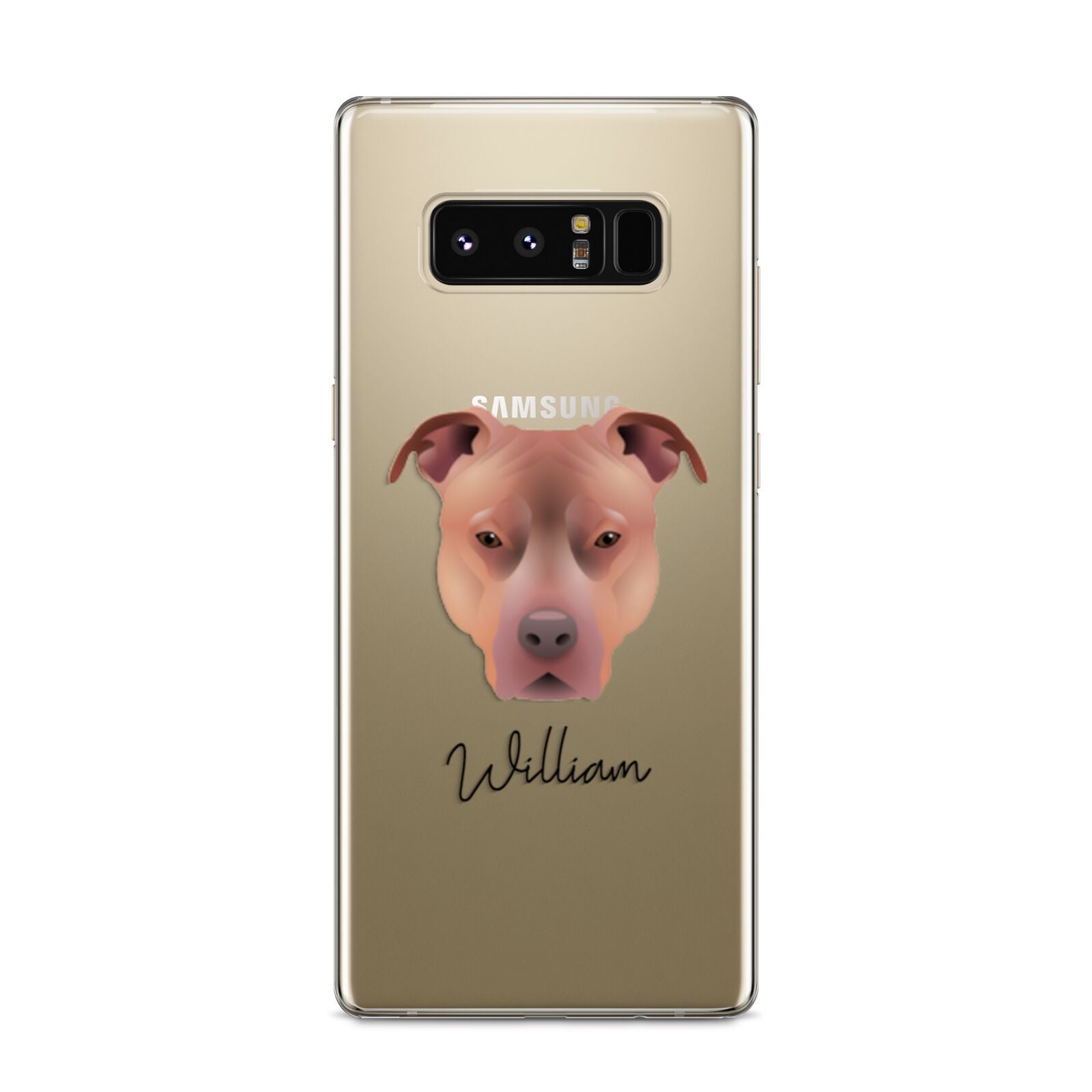 American Pit Bull Terrier Personalised Samsung Galaxy S8 Case
