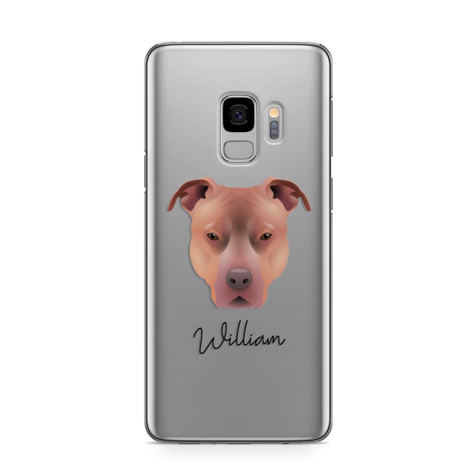 American Pit Bull Terrier Personalised Samsung Galaxy S9 Case
