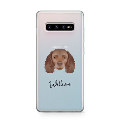 American Water Spaniel Personalised Samsung Galaxy S10 Case