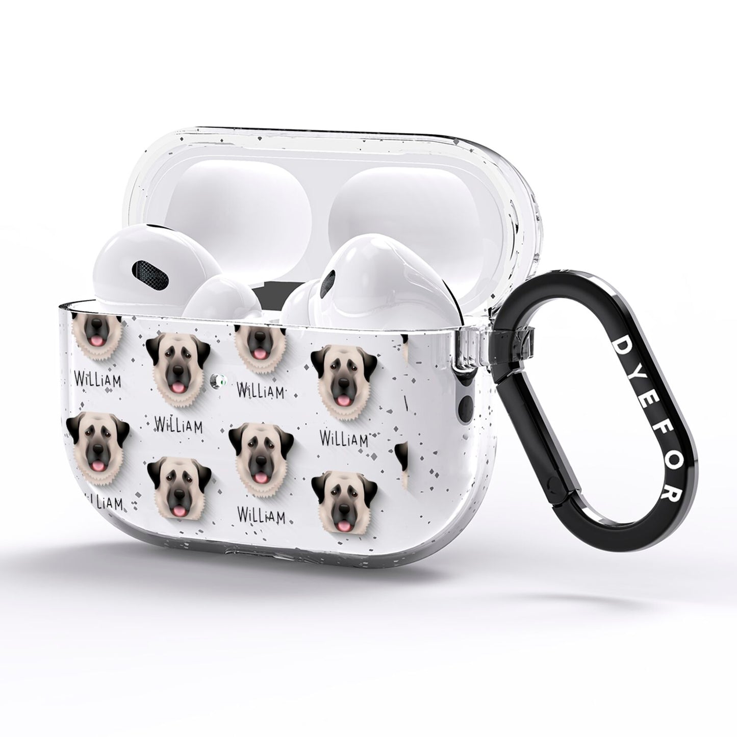 Anatolian Shepherd Dog Icon with Name AirPods Pro Glitter Case Side Image